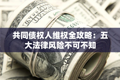 武汉共同债权人维权全攻略：五大法律风险不可不知