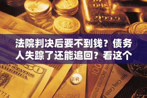 武汉法院判决后要不到钱？债务人失踪了还能追回？看这个方法！