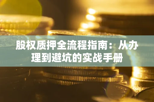 武汉股权质押全流程指南：从办理到避坑的实战手册