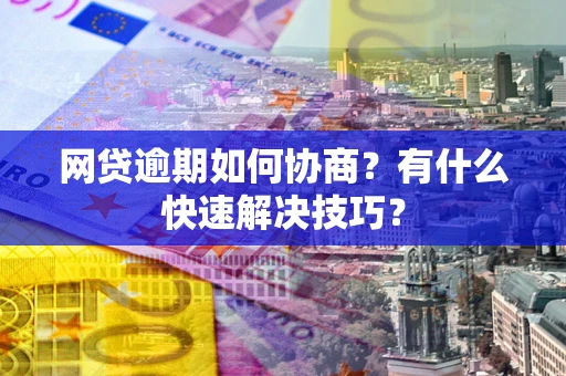 武汉网贷逾期如何协商？有什么快速解决技巧？