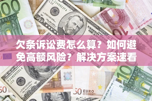 武汉欠条诉讼费怎么算？如何避免高额风险？解决方案速看！