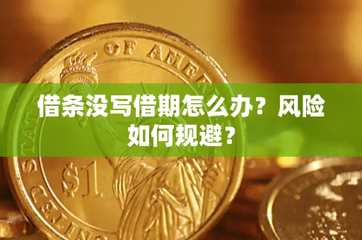 武汉借条没写借期怎么办？风险如何规避？
