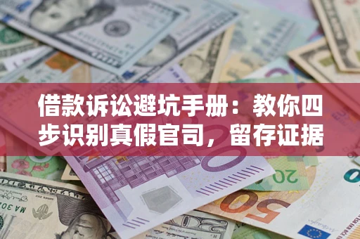 武汉借款诉讼避坑手册：教你四步识别真假官司，留存证据不踩雷