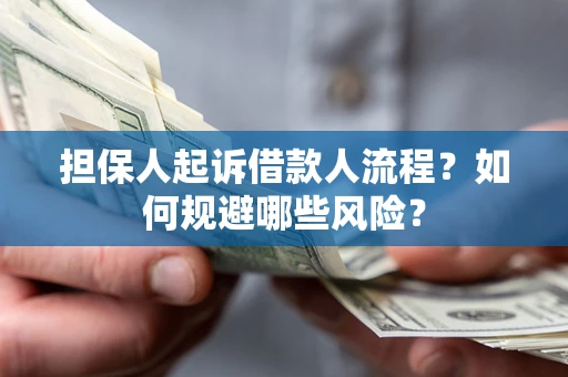 武汉担保人起诉借款人流程？如何规避哪些风险？