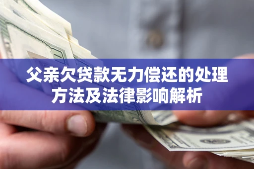 武汉父亲欠贷款无力偿还的处理方法及法律影响解析